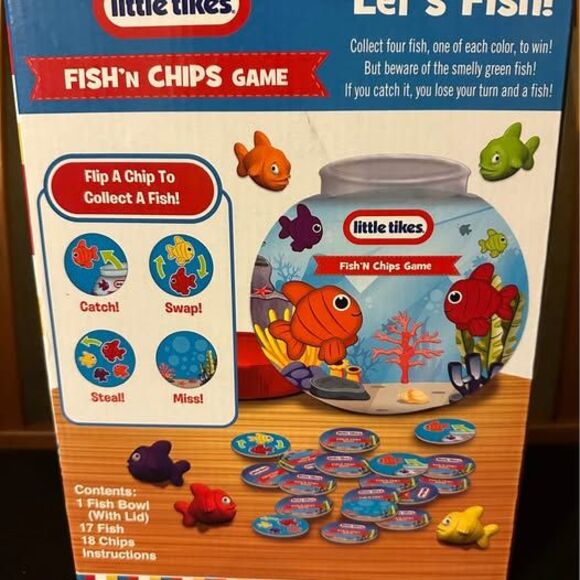 NEW Little Tikes Fish’N Chips Action Game - Picture 4 of 4